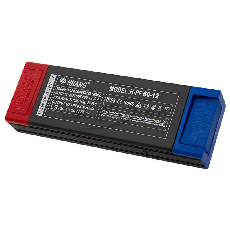 Источник питания серии PRO LS H-PF 60W 12V 5A IP55 (Металлический корпус) 5Y HH