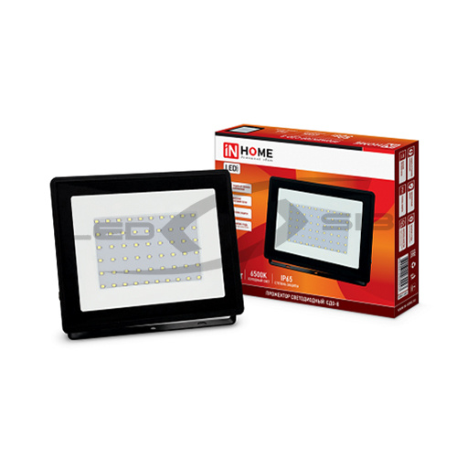 Прожектор сд СДО-08- 50Вт 230В 4750 Лм IP65 IN HOME