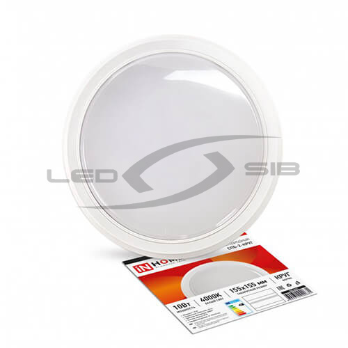 Светильник сд СПБ-2 КРУГ 10W 230V 800Lm 155мм белый IN HOME
