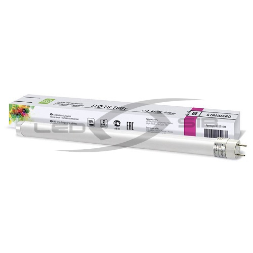 Лампа сд LED-T8R-standard 10W 230V G13 800Lm 600мм (матовая)