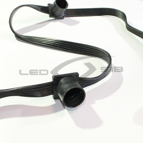 белт-лайт ls гибкий проводящий шлейф пятижильный е27 220v шаг 45см (катушка 100м), черный ip 65 Белт-лайт LS гибкий проводящий шлейф пятижильный Е27 220V шаг 45см (катушка 100м), черный IP 65