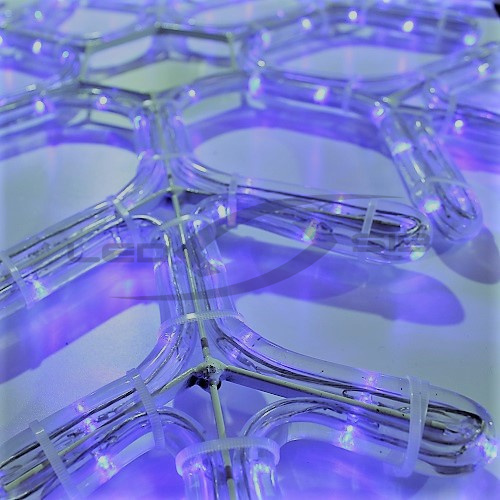 снежинка led ls на металлическом каркасе, 60 см, с контроллером 220v Снежинка LED LS на металлическом каркасе, 60 см, с контроллером 220V