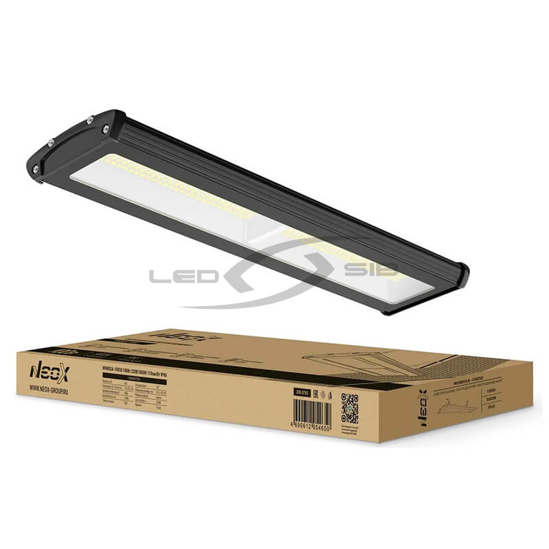 Светильник складской сд WHB02A-10050 100Вт 230В  11000Лм 110Лм/Вт IP65 без пульсации NEOX