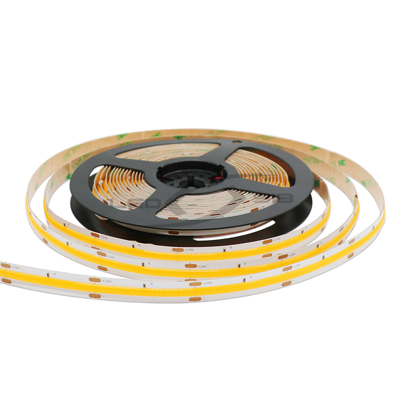 Светодиодная лента COB LS 320 LED/m 12 V, MAX 12 W/m CRI≥80, 80-100 LM/W 180гр. 8 мм ширина