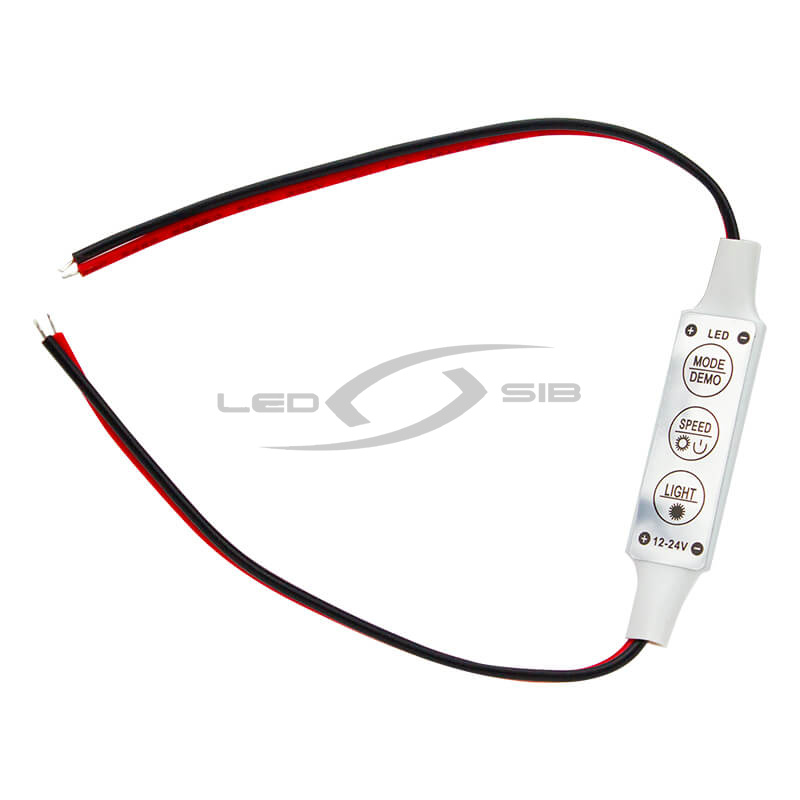 контроллер ls mini для одноцветной ленты 1*6а dc12-24v Контроллер LS Mini для одноцветной ленты 1*6А DC12-24V