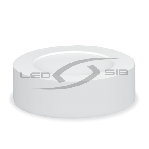 Панель сд круглая NRLP-eco 0845 8W 4000К 160-260V 640Lm 120мм белая накладная IP40