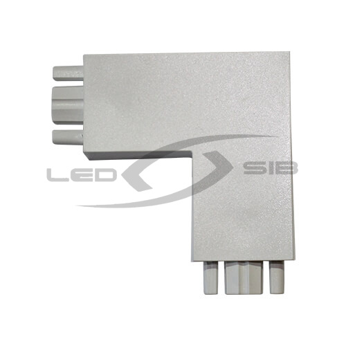 Коннектор шинопровода угловой AC-1W-TL белый серии TOP-LINE IN HOME