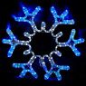 Фигура светодиодная "Снежинка" LS 450*450мм, цвет свечения бело-синий