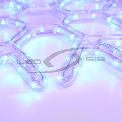 снежинка led ls на металлическом каркасе, 38 см, с контроллером 220v Снежинка LED LS на металлическом каркасе, 38 см, с контроллером 220V