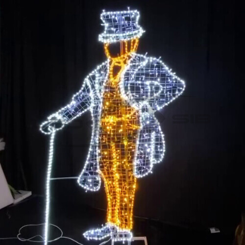 Светодиодная фигура "Кавалер" LS, ширина 1300мм, высота 2000мм IP65 220V