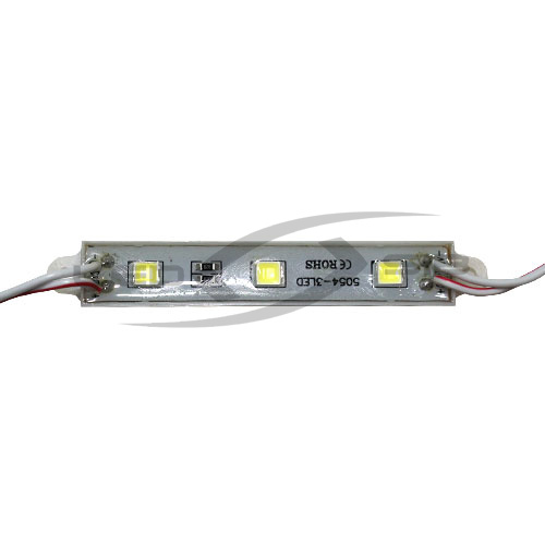 светодиодный модуль ls smd 5054/3led 66lm 90х12х4.5мм ip65 max 0,72w 120° Светодиодный модуль SMD 5054/3LED 66Lm 90х12х4.5мм IP65 0,72W 120*