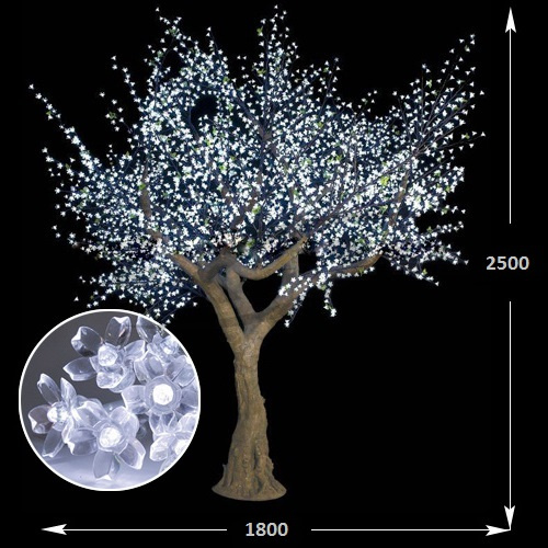 сд дерево "сакура" ls 1800мм-2500мм 1872led (толстый ствол) sj-yhs-a005 СД дерево "Сакура" LS 1800мм-2500мм 1872Led (Толстый ствол) SJ-YHS-A005