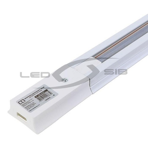 шинопровод однофазный для трекового светильника r-2 белый 2м  Шинопровод однофазный для трекового светильника R-2 белый 2м 